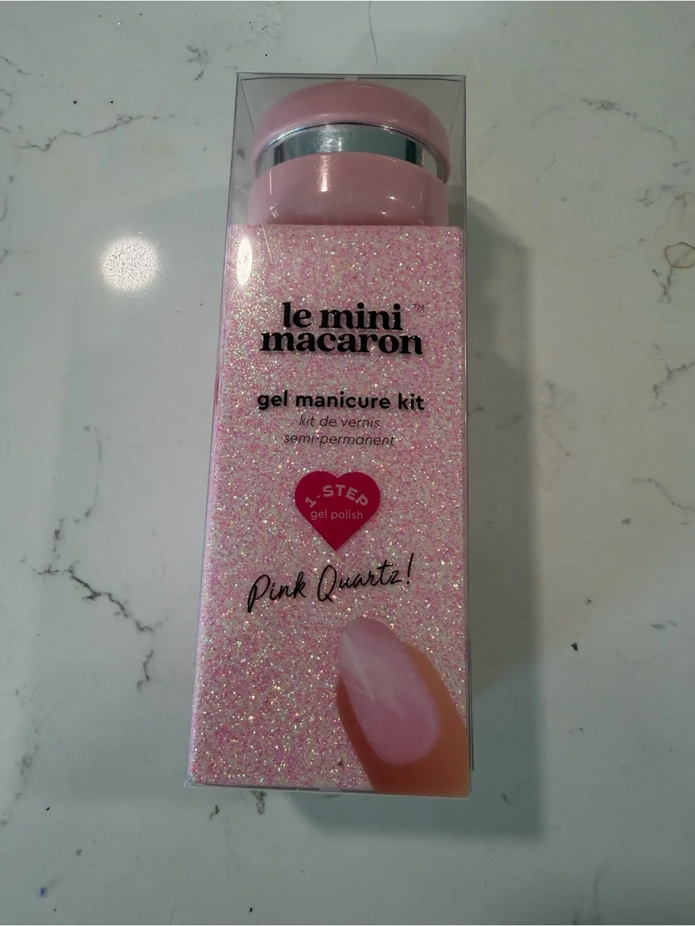 Anthropologie PINK QUARTZ Gel manicure set